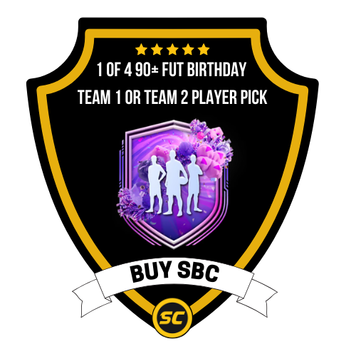 EA FC 26 SBC 1 of 4 90+ FUT Birthday Team 1 or Team 2 Player Pick - PC
